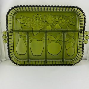 Indiana Glass 5 Part Tray